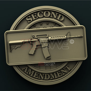 SECOND AMENDMENT 3D STL 3DWave